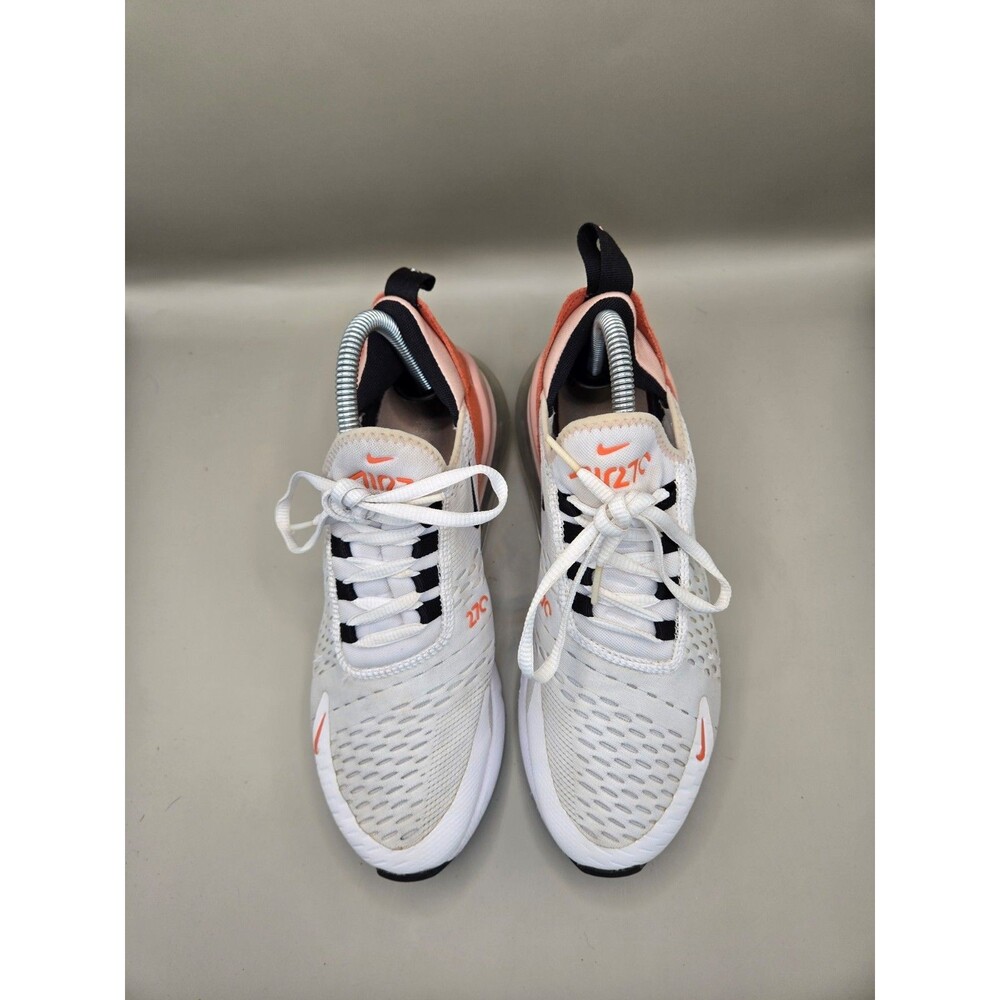 Nike Air Max 270 Shoes Women's 8 White Burnt Sunrise Athletic Running Sneakers - Picture 4 of 9